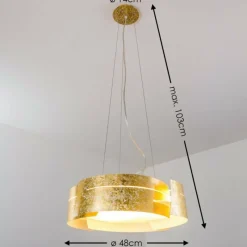 hofstein Suspension Novara Or, 3 lumières