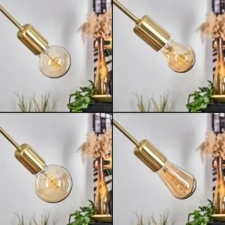 Lampes Vintages & Rétros-hofstein Suspension Novilleros Laiton, 8 lumières