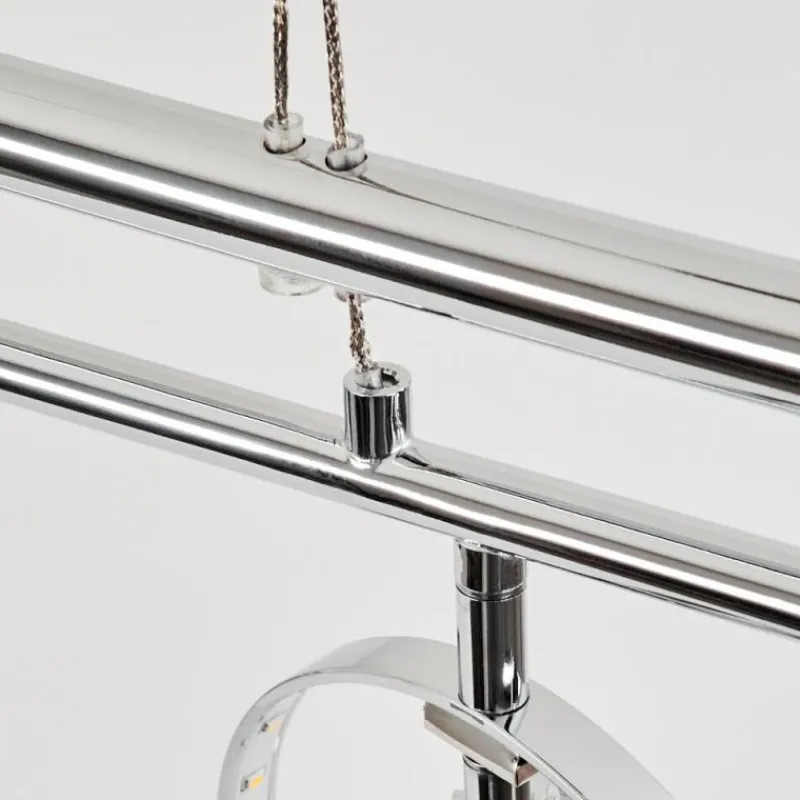 hofstein Suspension Ogoki LED Chrome, 4 lumières
