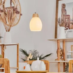 Luminaires Scandinaves-hofstein Suspension Ombucta Écru, 1 lumière