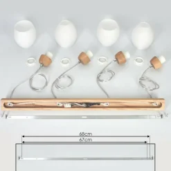 Luminaires Scandinaves-hofstein Suspension Ombucta Écru, 4 lumières