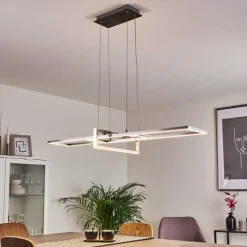 hofstein Suspension Omega LED Argenté, 1 lumière