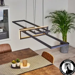 hofstein Suspension Omega LED Noir, 1 lumière