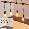 Luminaires Rustiques-hofstein Suspension Oostkapelle Noir, 4 lumières