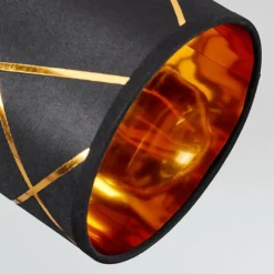 Lampes En Tissu-hofstein Suspension Opatija Noir, 4 lumières