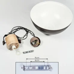 Lampes Industrielles-hofstein Suspension Orny Anthracite, 1 lumière