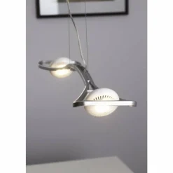 Luminaires Osram Suspension Osram Slingshot LED Chrome, 2 lumières* Éclairage Led