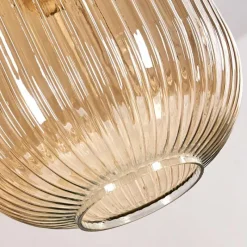 hofstein Suspension Paeni Or, Laiton, Noir, 1 lumière