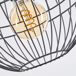 Lampes Industrielles-hofstein Suspension Pampanillo Noir, 3 lumières