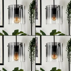 hofstein Suspension Parane Clair, Fumé, 3 lumières