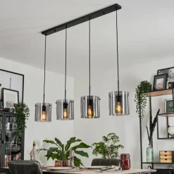 hofstein Suspension Parane Fumé, 4 lumières