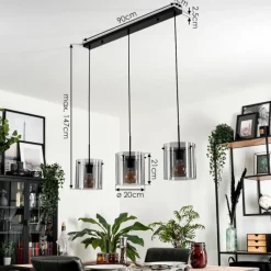 hofstein Suspension Parane Fumé, 3 lumières