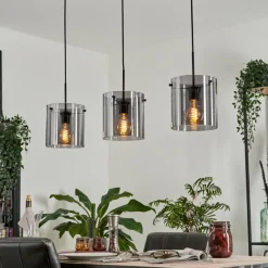 hofstein Suspension Parane Fumé, 3 lumières