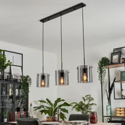 hofstein Suspension Parane Fumé, 3 lumières