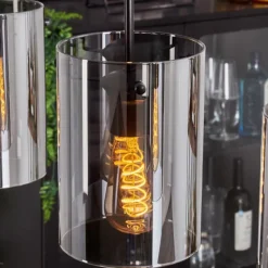 hofstein Suspension Parane Fumé, 4 lumières