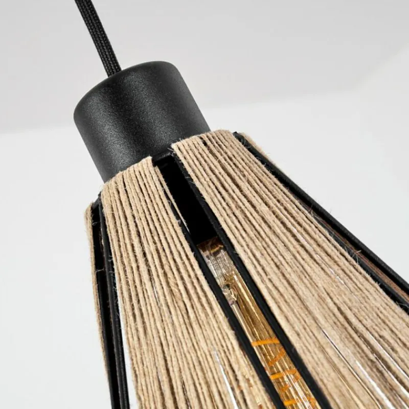 Style Boho-Chic-hofstein Suspension Pardieiro Noir, 3 lumières