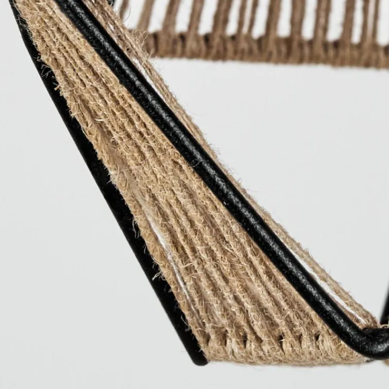 Style Boho-Chic-hofstein Suspension Pardieiro Noir, 1 lumière