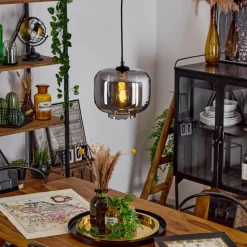 hofstein Suspension Patterson Noir, 1 lumière