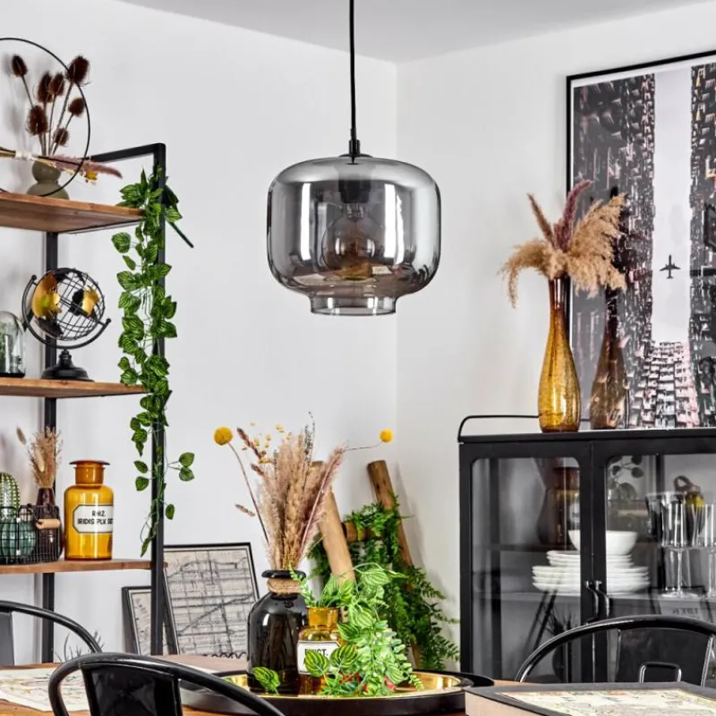 hofstein Suspension Patterson Noir, 1 lumière