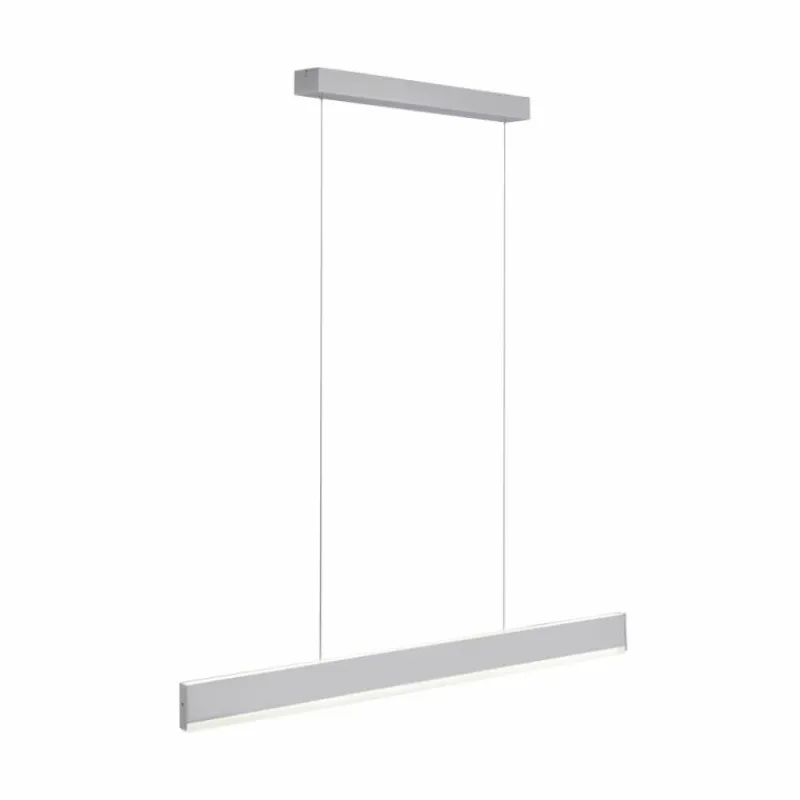 Luminaires Paul Neuhaus Suspension Paul Neuhaus ARINA LED Acier inoxydable, 2 lumières, Détecteur de mouvement* Éclairage Led