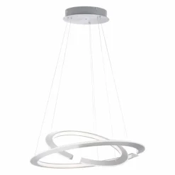 Luminaires Paul Neuhaus Suspension Paul Neuhaus ALESSA LED Argenté, 2 lumières, Télécommandes* Éclairage Led