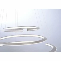 Luminaires Paul Neuhaus Suspension Paul Neuhaus ALESSA LED Argenté, 3 lumières, Télécommandes* Suspensions