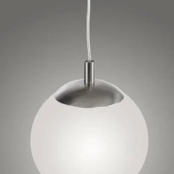 Luminaires Paul Neuhaus Suspension Paul Neuhaus BOLO Argenté, 1 lumière