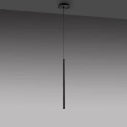 Luminaires Paul Neuhaus Suspension Paul Neuhaus FLUTE LED Noir, 1 lumière* Éclairage Led