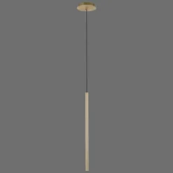 Lampes Dorées-Luminaires Paul Neuhaus Suspension Paul Neuhaus FLUTE LED Or, 1 lumière