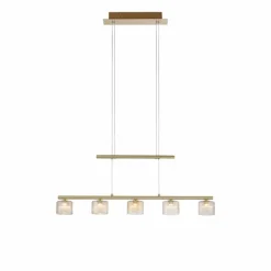 Luminaires Paul Neuhaus Suspension Paul Neuhaus HYDRA LED Laiton, 5 lumières