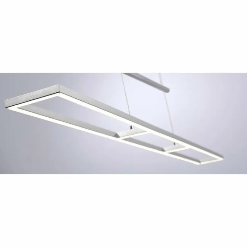 Luminaires Paul Neuhaus Suspension Paul Neuhaus INIGO LED Acier inoxydable, 2 lumières* Suspensions