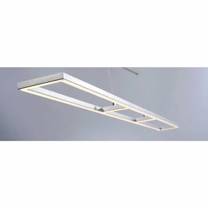 Luminaires Paul Neuhaus Suspension Paul Neuhaus INIGO LED Acier inoxydable, 2 lumières* Suspensions