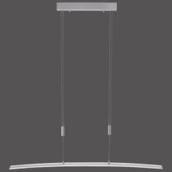 Luminaires Paul Neuhaus Suspension Paul Neuhaus JANINA LED Acier inoxydable, 1 lumière* Suspensions