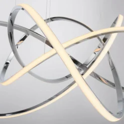 Luminaires Paul Neuhaus Suspension Paul Neuhaus KIRIBI LED Chrome, 1 lumière* Éclairage Led