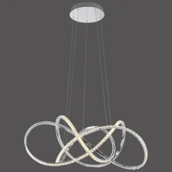 Luminaires Paul Neuhaus Suspension Paul Neuhaus KIRIBI LED Chrome, 1 lumière* Éclairage Led