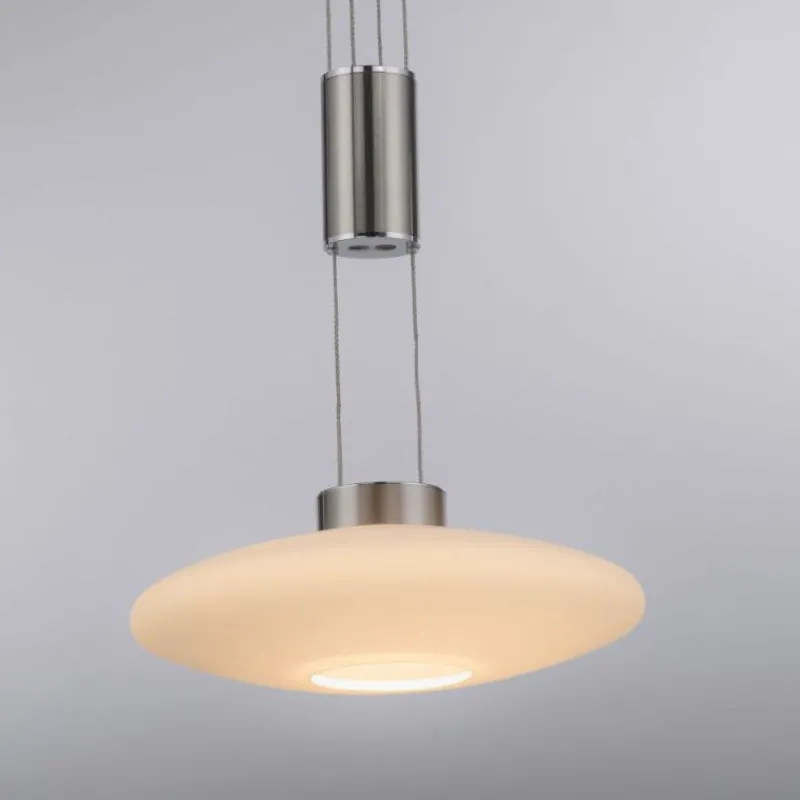 Luminaires Paul Neuhaus Suspension Paul Neuhaus LAUTADA LED Acier brossé, 3 lumières