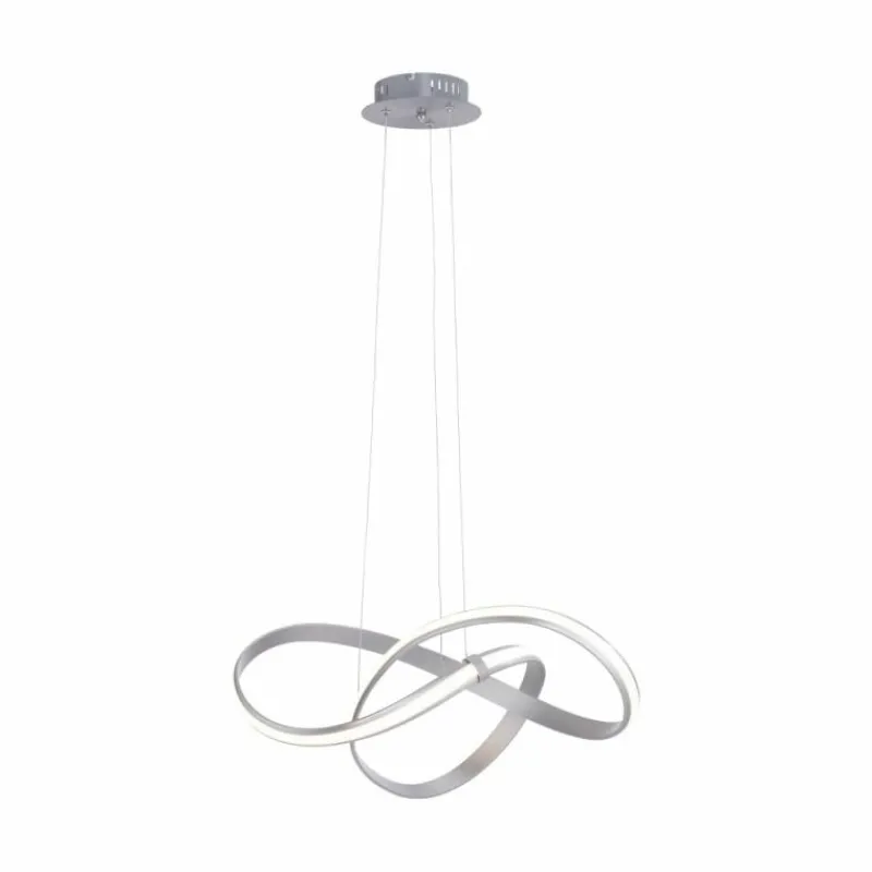 Luminaires Paul Neuhaus Suspension Paul Neuhaus MELINDA LED Acier inoxydable, 1 lumière* Suspensions