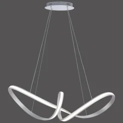 Luminaires Paul Neuhaus Suspension Paul Neuhaus MELINDA LED Acier inoxydable, 1 lumière* Éclairage Led