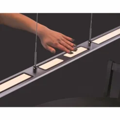 Luminaires Paul Neuhaus Suspension Paul Neuhaus NIKA LED Aluminium, 1 lumière* Éclairage Led