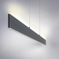 Luminaires Paul Neuhaus Suspension Paul Neuhaus NILA LED Anthracite, 2 lumières, Télécommandes