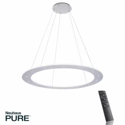 Luminaires Paul Neuhaus Suspension Paul Neuhaus PURE-COSMO LED Aluminium, 25 lumières, Télécommandes* Éclairage Led