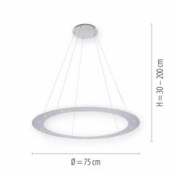 Luminaires Paul Neuhaus Suspension Paul Neuhaus PURE-COSMO LED Aluminium, 25 lumières, Télécommandes* Éclairage Led