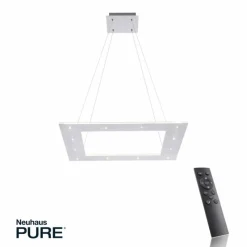 Luminaires Paul Neuhaus Suspension Paul Neuhaus PURE-COSMO LED Aluminium, 21 lumières, Télécommandes* Éclairage Led