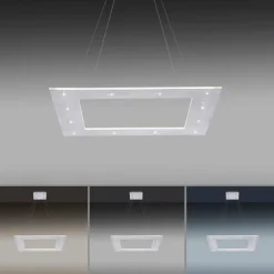 Luminaires Paul Neuhaus Suspension Paul Neuhaus PURE-COSMO LED Aluminium, 21 lumières, Télécommandes* Éclairage Led