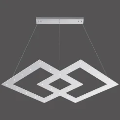 Luminaires Paul Neuhaus Suspension Paul Neuhaus PURE-COSMO LED Aluminium, 44 lumières, Télécommandes* Éclairage Led