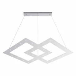 Luminaires Paul Neuhaus Suspension Paul Neuhaus PURE-COSMO LED Aluminium, 44 lumières, Télécommandes* Éclairage Led