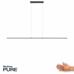 Luminaires Paul Neuhaus Suspension Paul Neuhaus PURE-LITE LED Anthracite, 1 lumière* Éclairage Led