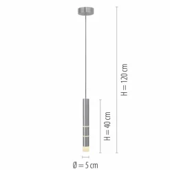 Luminaires Paul Neuhaus Suspension Paul Neuhaus PURE-VEGA LED Aluminium, 7 lumières* Éclairage Led