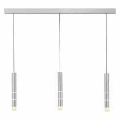 Luminaires Paul Neuhaus Suspension Paul Neuhaus PURE-VEGA LED Aluminium, 3 lumières* Éclairage Led