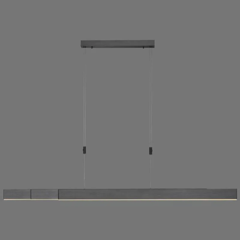 Luminaires Paul Neuhaus Suspension Paul Neuhaus PURE-MOTO LED Gris, 3 lumières, Télécommandes* Éclairage Led